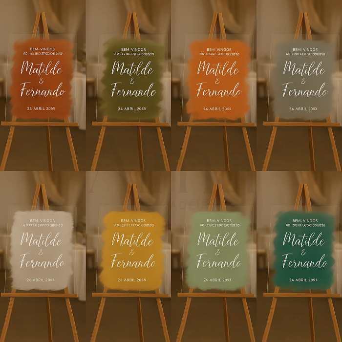 Placa Acrílico Pintada Verso - Image 2